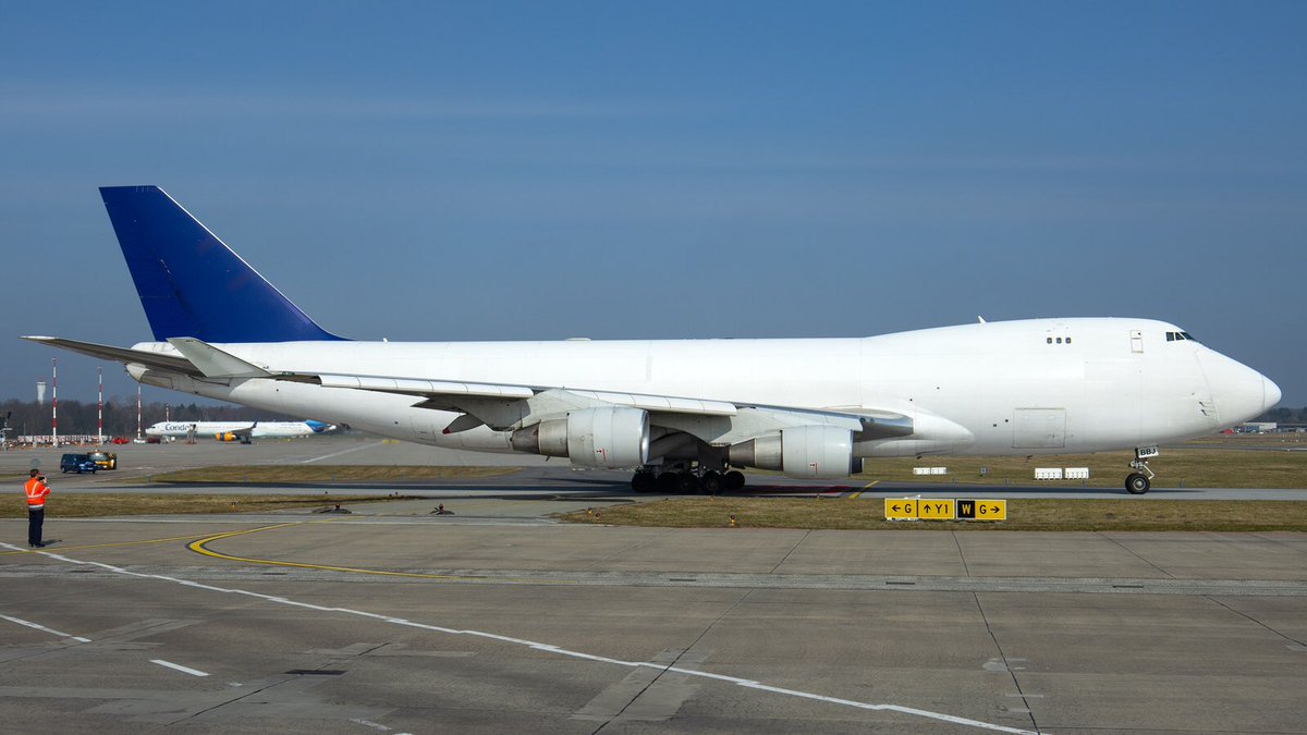sralfalo's tweet photo. Another #aerotranscargo @BoeingAirplanes #b747 #Queenoftheskies @HamburgAirport today #erbbj came and went back to #nursultan https://t.co/uwSSato9ys