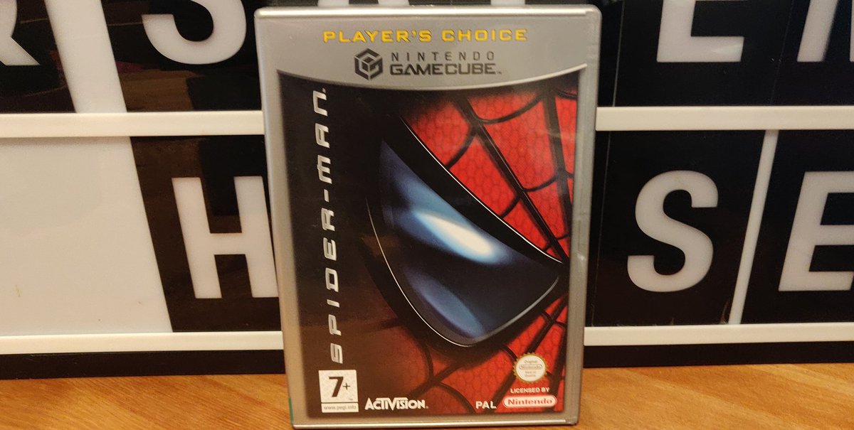  #100Games100DaysDay 64/100: Spiderman ( #Gamecube, 2002)The first decent Spiderman game we ever got (yes, that is a fact) and a genuinely funny tutorial that's worth playing this game for alone.This will always live in the shadow of it's sequel, but it's still worth playing.