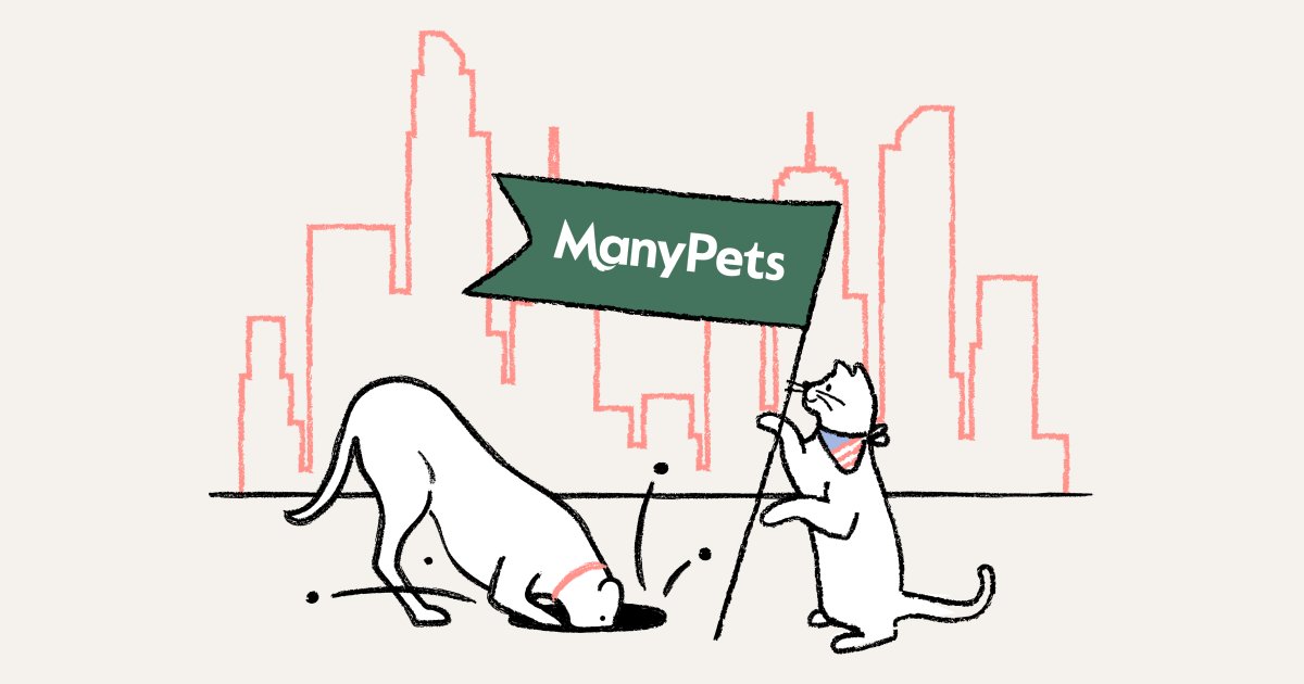 Our award-winning pet insurance is now LIVE in the USA! 🇺🇸 @ManyPets_US

Starting in Illinois - pet parents will have access to pet health insurance and wellness packages from the ManyPets brand, the same name we use in Sweden. Check us out! 

manypets.com/us/ #Insurtech