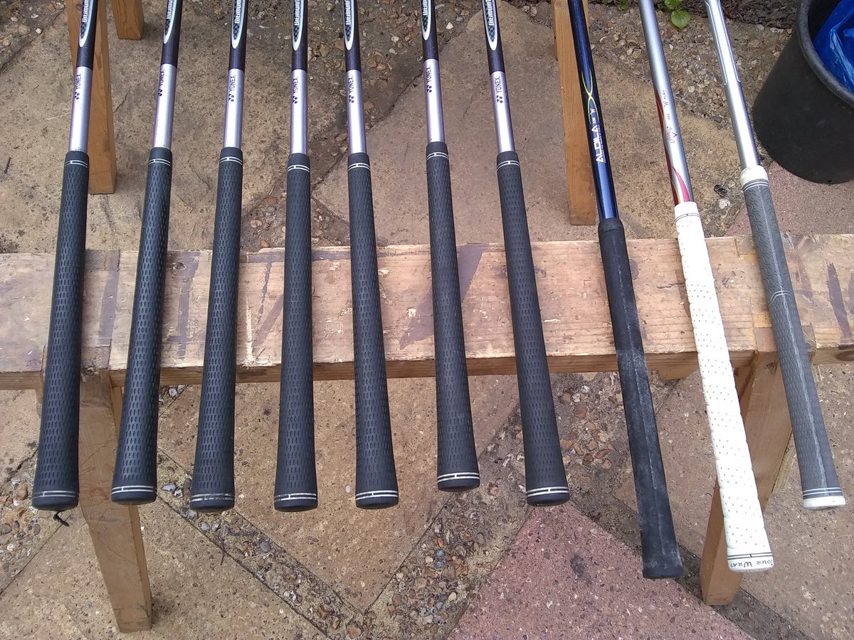 jfgolf3's tweet photo. Thoroughly recommend this grip from SuperStroke.  Great quality and price at £7 per club fitted.  #Golf #Spring #ReGrips #Leatherhead #ReGripItAndHitIt #Fetcham #SuperStroke https://t.co/ulxrUDUhw1