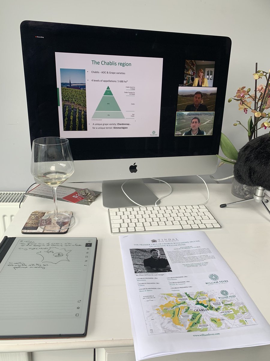 mrkmcgowan's tweet photo. What a start to a Thursday. @williamfevre_ Premier Crus tasting. @Tindalwines @scholarshotel #virtualwine https://t.co/WVuHTaxnSs