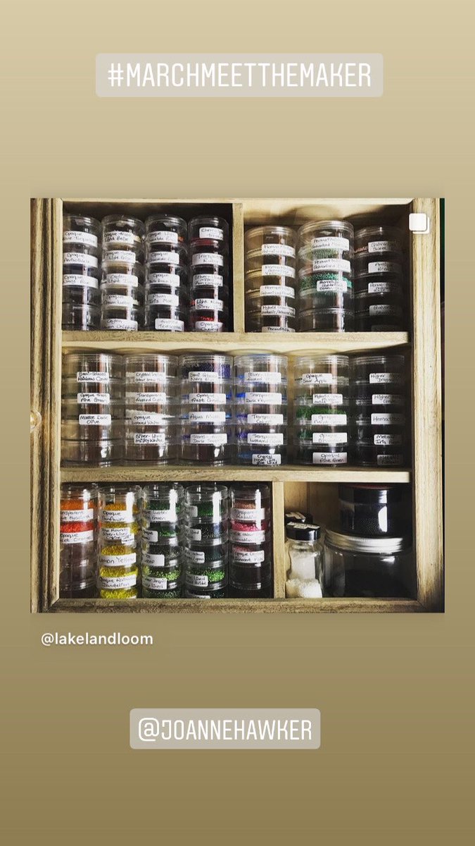 LakelandLoom's tweet photo. #LakelandLoom #marchmeetthemaker #marchmeetthemaker2021 #marchmeetthemakerday25 #beads #beadcollection #beadloomimg https://t.co/aYZlbuELM7