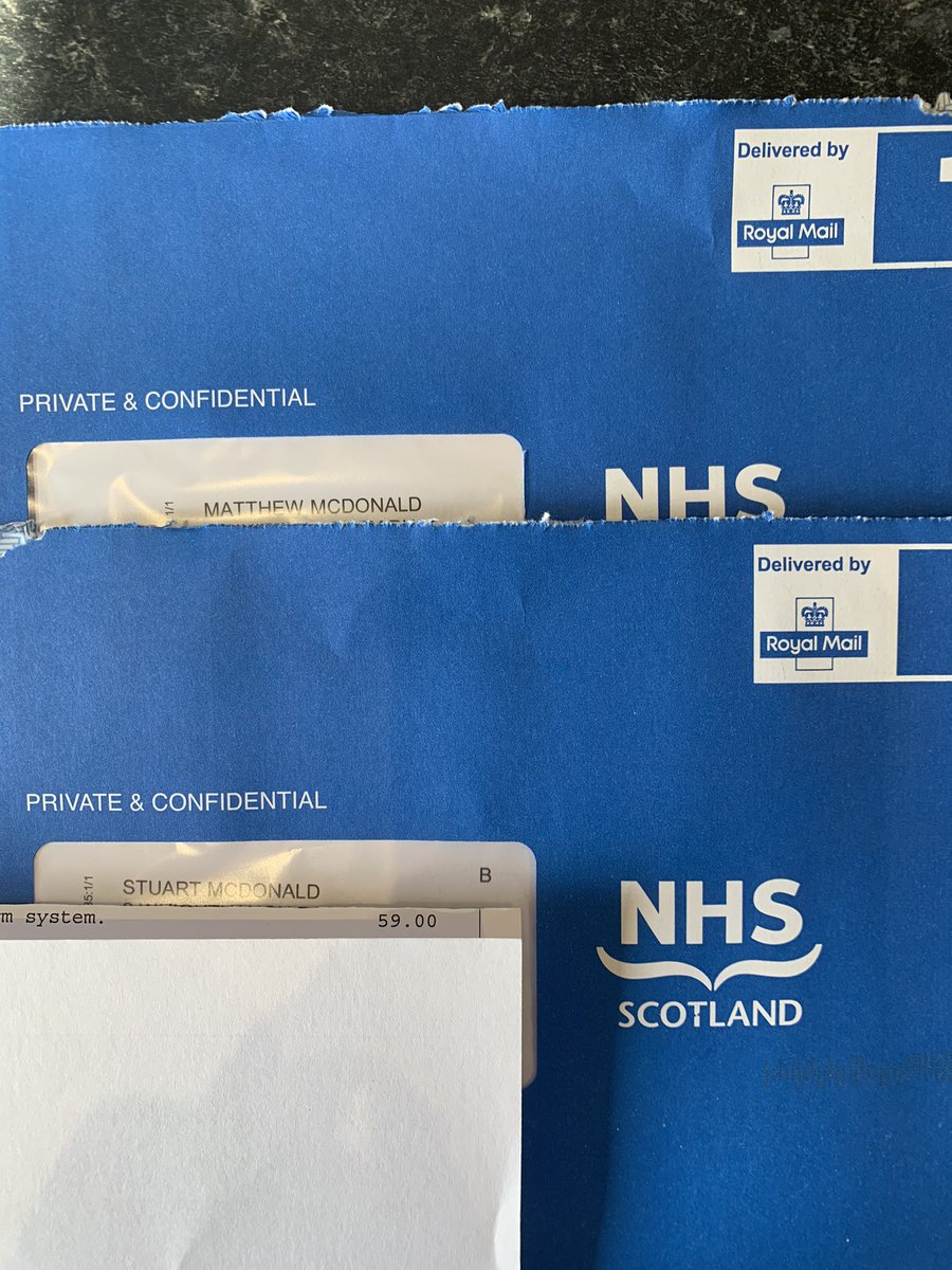 Thank you postman and @NHSBorders at last. Monday is the day for us #vaccine #rollupyoursleeve