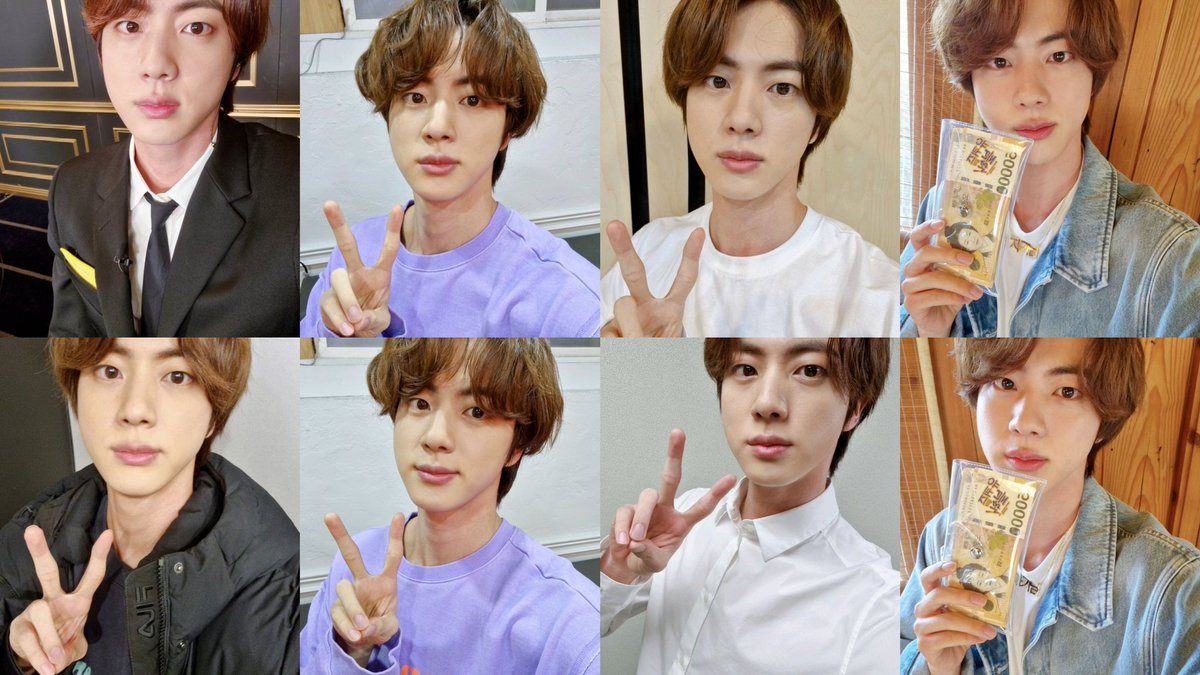 seokjinmylabsss's tweet photo. we got eight selcas from seokjin this march , how are we??? https://t.co/vz2WhNIkiU