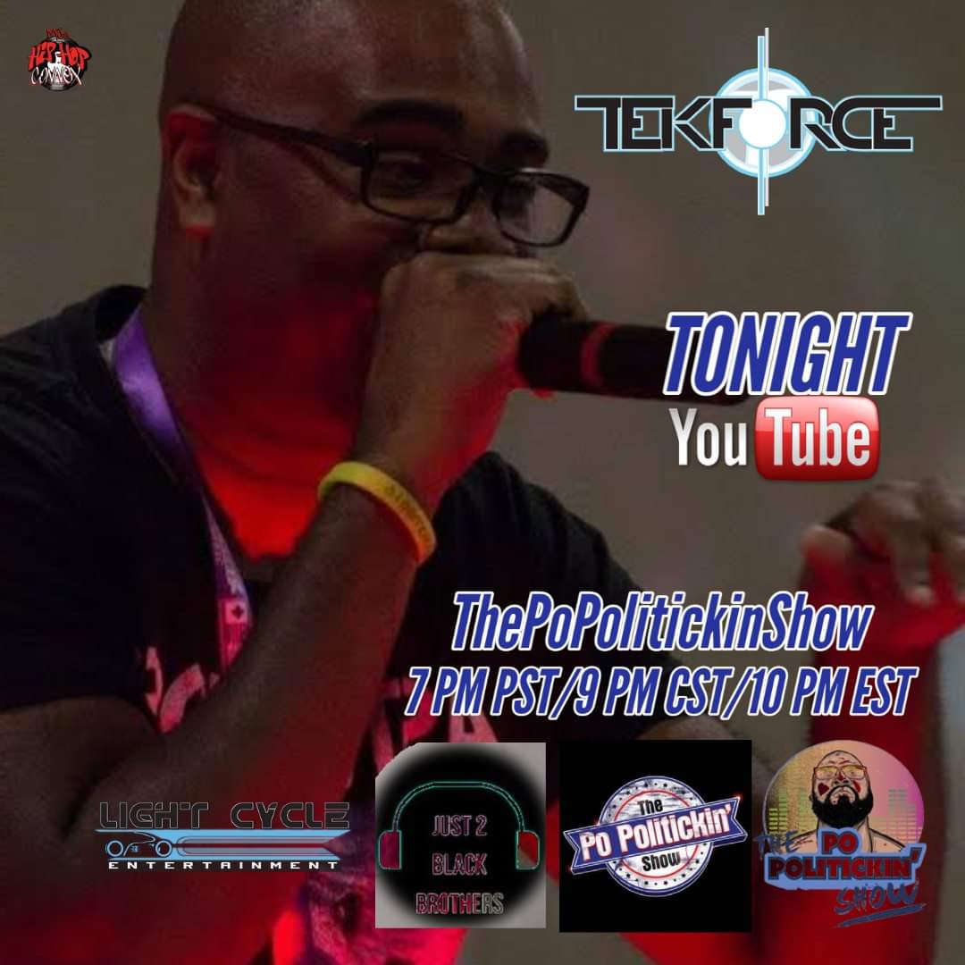 TekForceRises's tweet photo. Tonight check me out on @PoPolitickin show! Will be talking Child Of The 80's and all things hip hop, including the new single TRAPPED!!! #lightcycleent #tekforce #childofthe80s @MJsHipHopConnex https://t.co/krAsJFLATQ