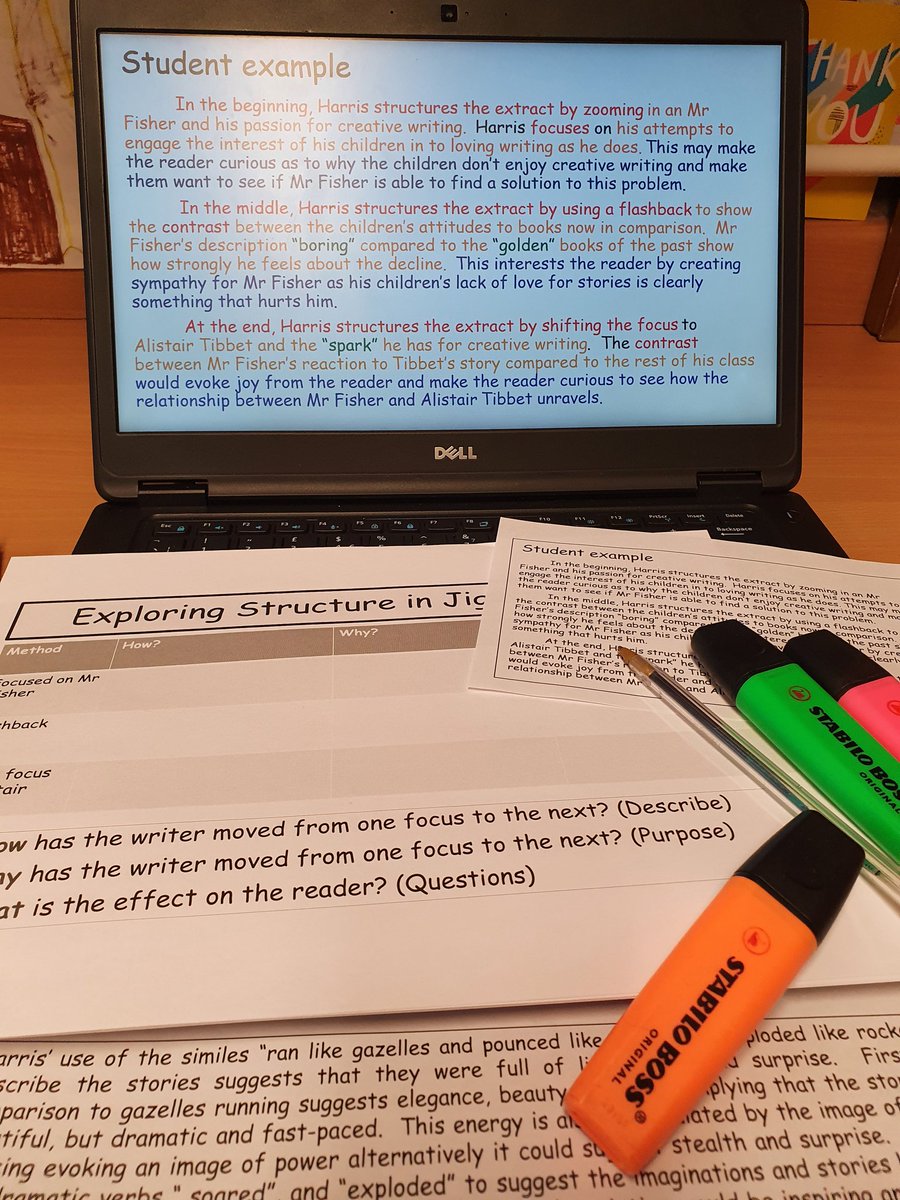 BVGS_English's tweet photo. Y10 are learning the skills for English Language Paper 1. Feedback lessons are an important part of our learning process. They provide time for the students to reflect on their marked responses &amp; make progress using support frames &amp; example answers. https://t.co/WL2ucKYfwD
