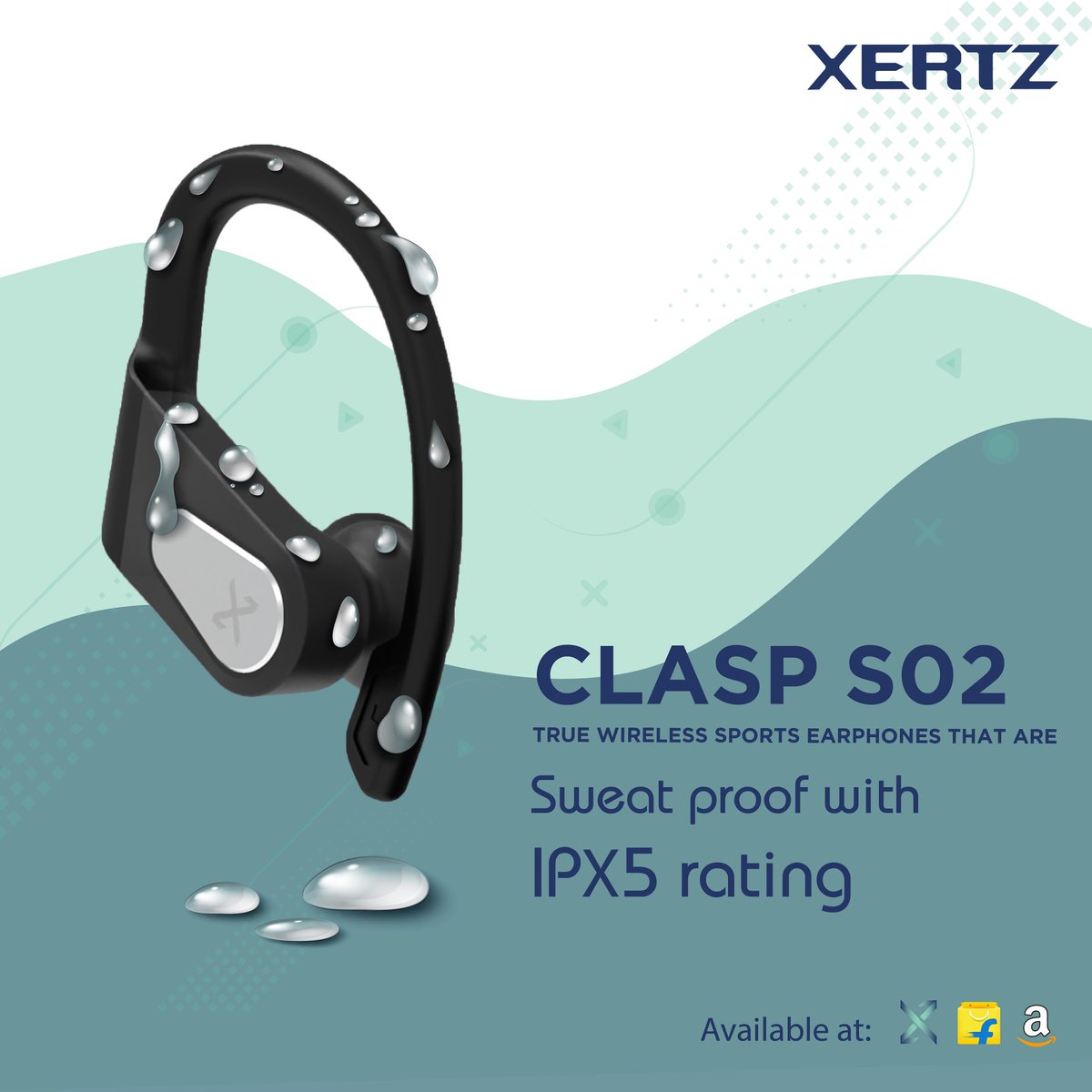 xertzglobal's tweet photo. Now work, sweat, and achieve... without stress. These true wireless sports earbuds are sweatproof with IPX5 rating

Xertz Clasp S02

#ExploringSerenity
#xertz
#XertzGlobal https://t.co/HCOQe4npbW