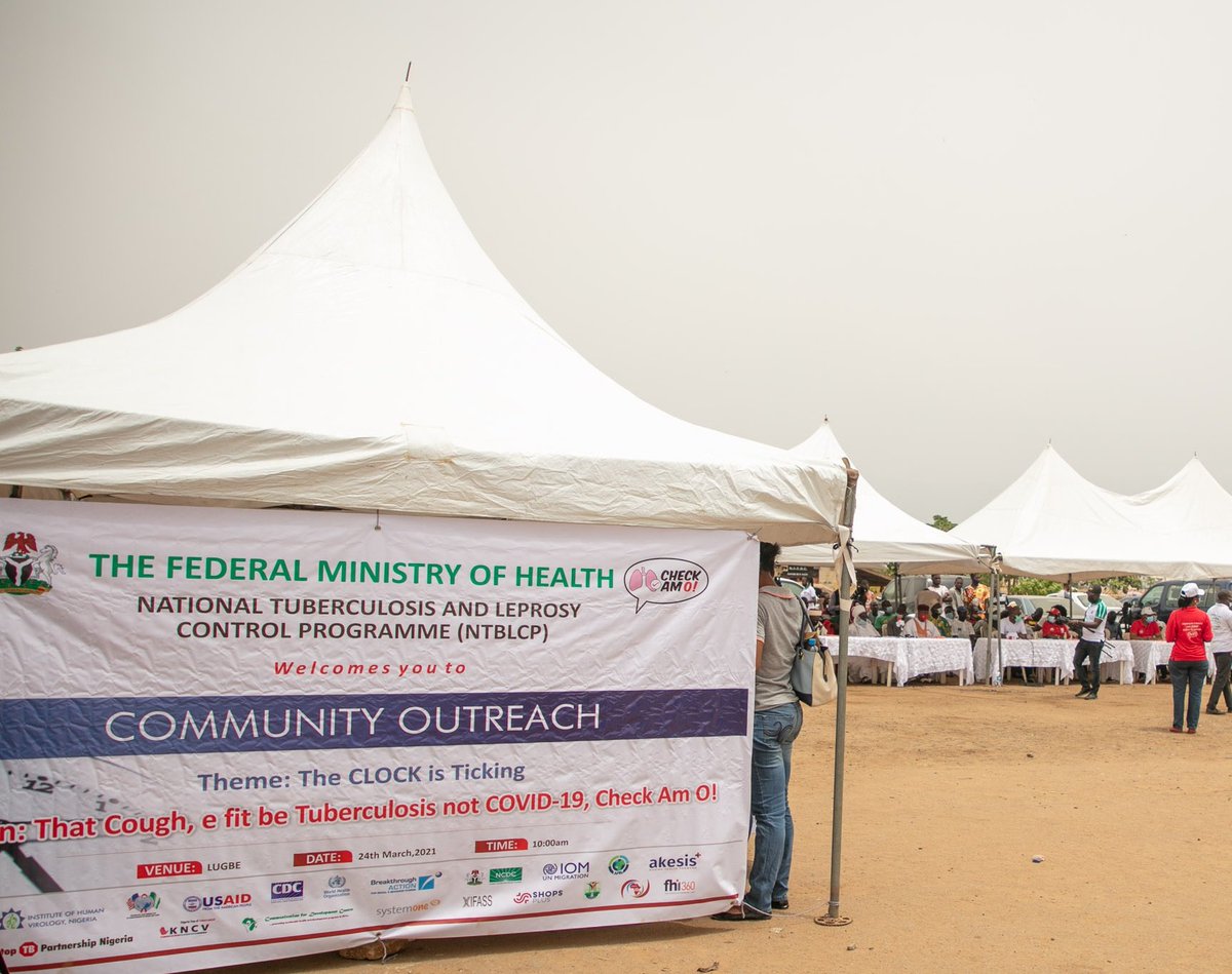 APINNigeria's tweet photo. #WorldTuberculosisDay: We partnered with @ntblcp1 of @fmohnigeria to hold a community outreach in Lugbe Community, FCT Abuja. The event provided the opportunity for us and our partners to raise the awareness of the community about TB and #COVID19. #WorkAtAPIN #APINInitiatives https://t.co/D5OPkvljuk