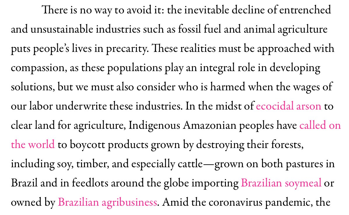  #Veganism promoting  #nonviolence and anti-oppression. Against white supremacy and the  #colonial,  #imperialistic global  #capitalist agro-industry.A Thread. https://www.currentaffairs.org/2021/03/boycotting-animal-products-as-a-collective-act-of-protest