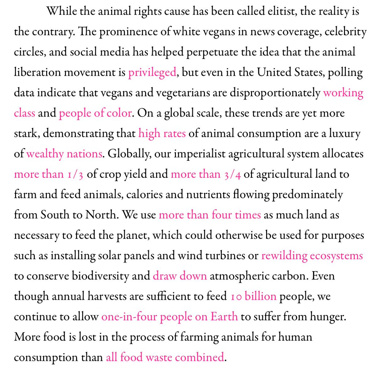  #Veganism promoting  #nonviolence and anti-oppression. Against white supremacy and the  #colonial,  #imperialistic global  #capitalist agro-industry.A Thread. https://www.currentaffairs.org/2021/03/boycotting-animal-products-as-a-collective-act-of-protest