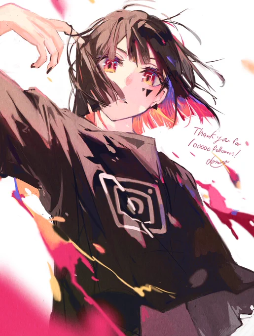 Thank you for 100000 followers!✨?‍♂️
落書きとかもあげてるのでこちらにもよかったら遊びに来てさると嬉しいです。

https://t.co/uZ9E1qcEzB
#インスタグラム 