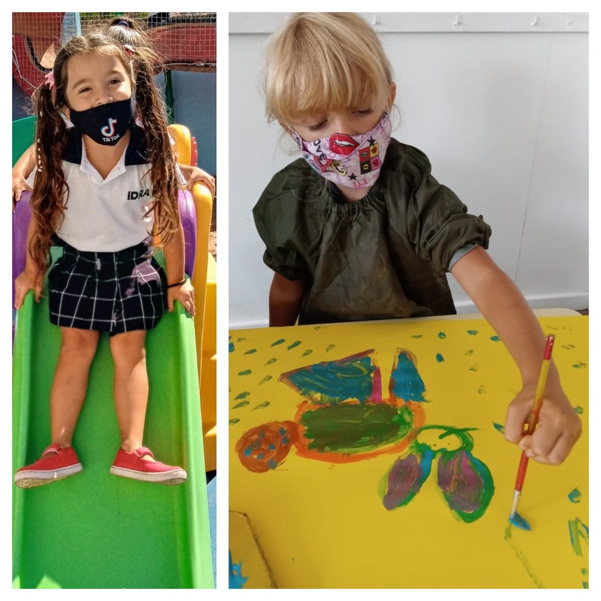 #momentos 🖐️ El juego y el arte, 🔽para disfrutar de la escuela, de esos momentos de encuentro, de risa, de aprendizaje👍💛