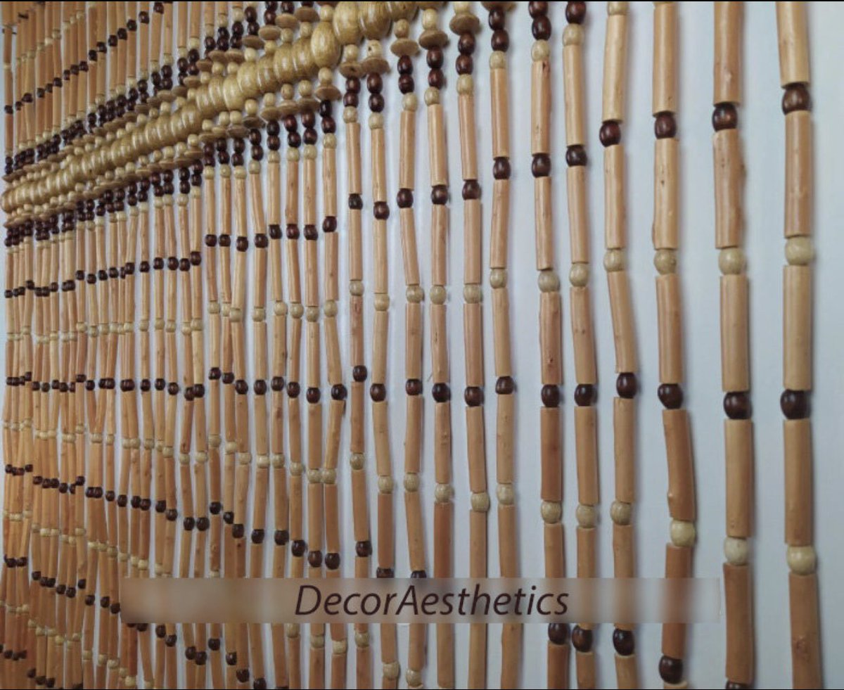 AestheticsChess's tweet photo. Wood beaded handmade doorway curtains #handmade #beadcurtain #doorcurtain #beadsdoor  https://t.co/EjXgH8UfjA https://t.co/SGgN36KKMf