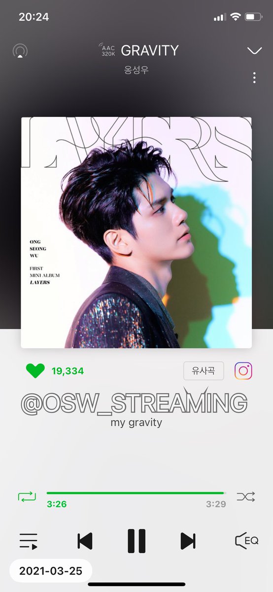 OSW_STREAMING's tweet photo. 1년 전 오늘, 위로들을 하나로 모이게 해줬던 선물 같은 앨범 #LAYERS 가 발매되었습니다🙌
LAYERS 발매 1주년을 기념하며 #GRAVITY 스밍과 함께 행복하게 마무리하는 하루 되세요🥰

#옹성우 #ONGSEONGWU
#옹성우_레이어스_1주년
#ONGSEONGWU_LAYERS_1stAnniversary https://t.co/YOo55j2iLv