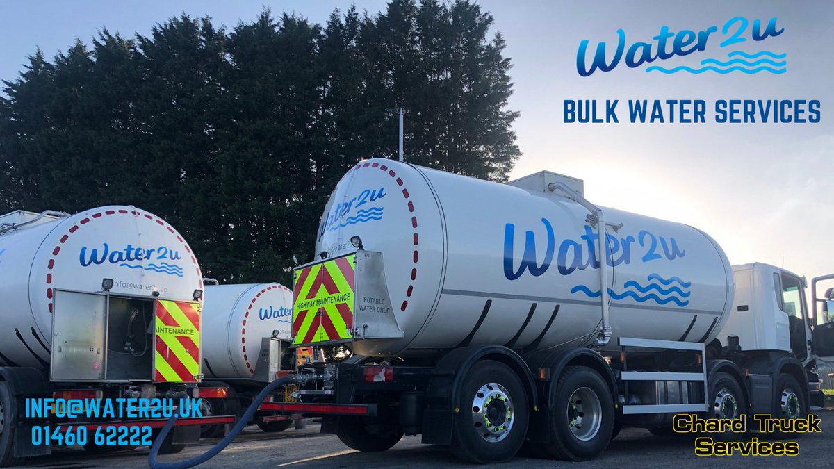 Water_2U's tweet photo. Tankers all sampled for quality and ready to go. Busy day today delivering to Hinkley Point C and across Somerset and Wiltshire.

Call us on 01460 62222 to hear about all of our water services. 

#water #trucking #emergency #construction #qualityh20 https://t.co/kM8C8lwiGi
