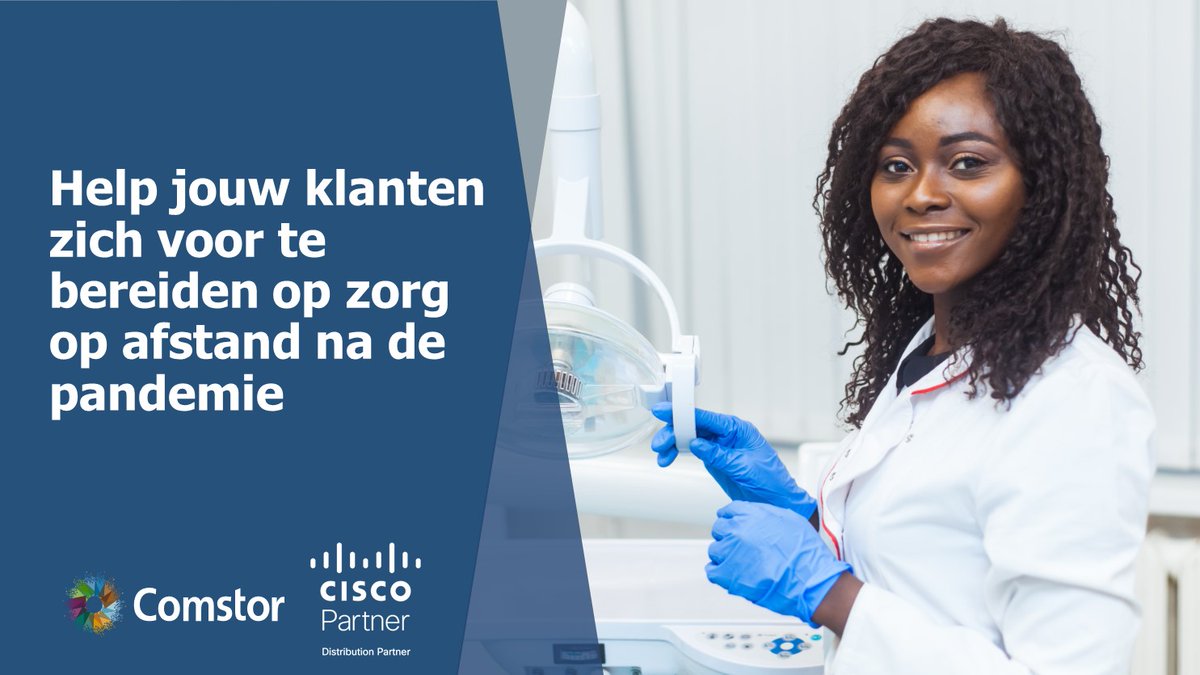 Help jouw klanten om het beste uit technologie te halen om zorg op afstand mogelijk te maken. Bekijk hier hoe: news.westconcomstor.com/innovative-tec… 
#WeAreComstor #WeLoveCisco