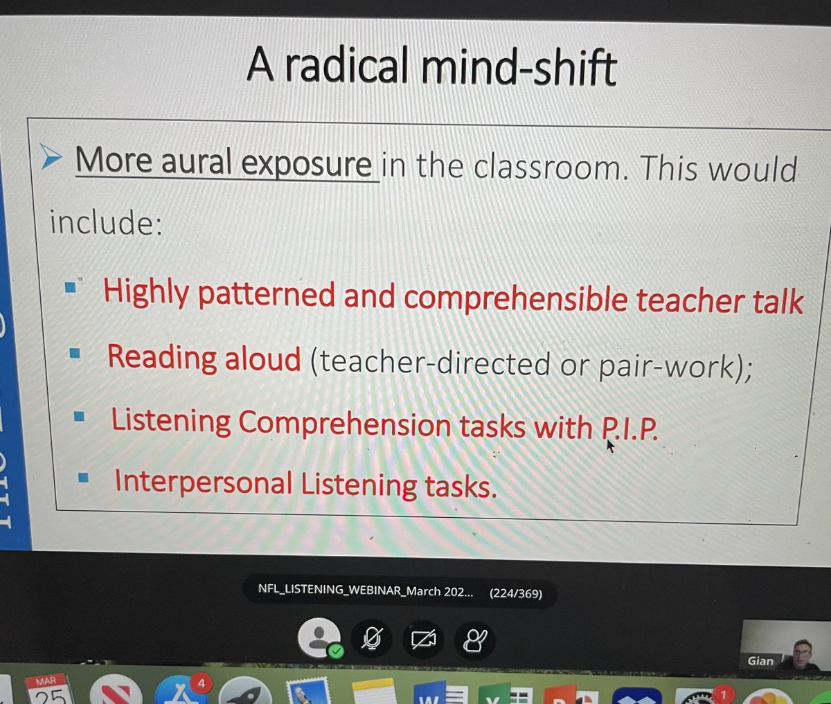 SaretaRose's tweet photo. Thursday evening with @gianfrancocont9 learning about Teaching #Listening as #modelling. Worth it being in the webinar after reading #breakingthesoundbarrier https://t.co/sM7RoWfxg5