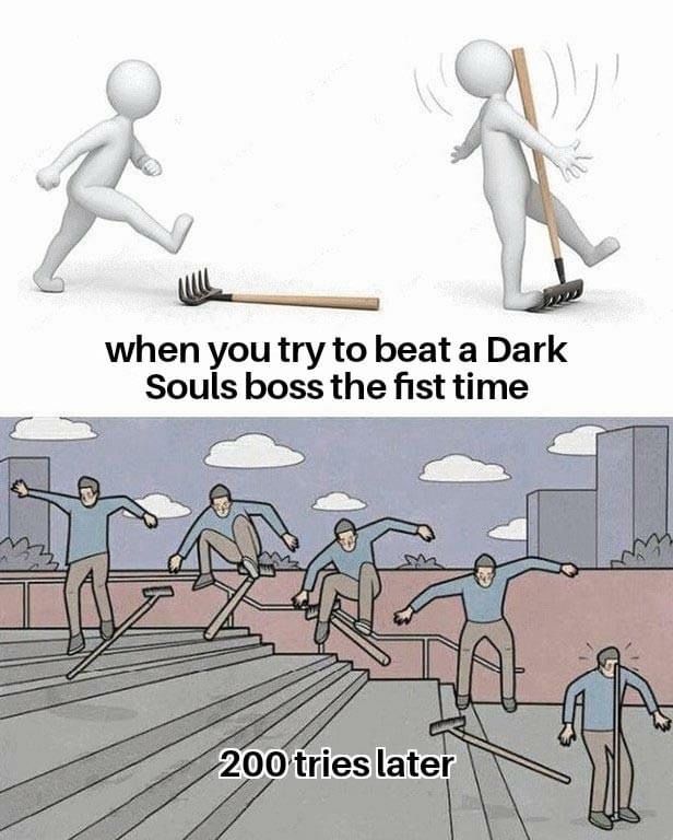 Playing Dark Souls like