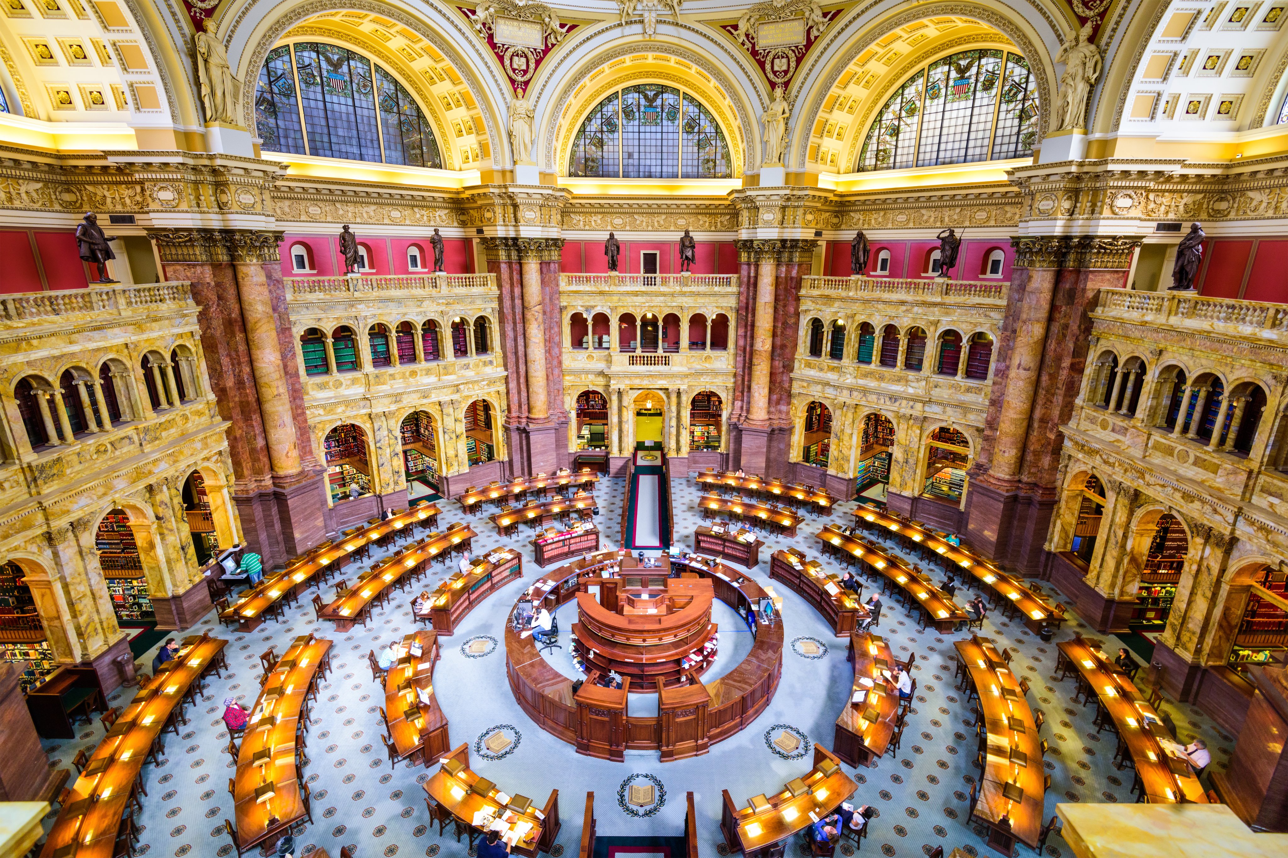 Auxiliardebiblioteca on Twitter: "💠#Biblioteca del Congreso en Washington,  DC #bibliotecasmaravillosas ➡️Es la Biblioteca más grande del mundo, la  Biblioteca del Congreso, se encuentra en tres edificios en el Capitolio. La  estructura más