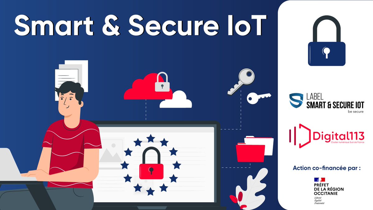 Digital113_'s tweet photo. [📽️ LIVE #cartoIOT] Acteurs de l'IOT, la Cybersécurité ça vous concerne ! 🙋‍♂️
Bénéficiez d'un accompagnement à la 
labellisation Smart &amp; Secure IOT grâce à notre formation action ! ☝️
Pour plus d'infos, c'est par ici ➡️ https://t.co/sL4Sna3DVn https://t.co/SfwtSROfIF