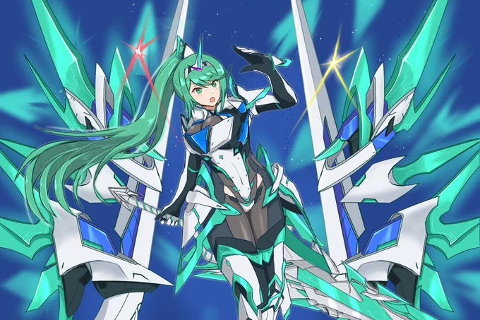 ゼノブレ2シナリオクリア記念イラスト
プネウマ 