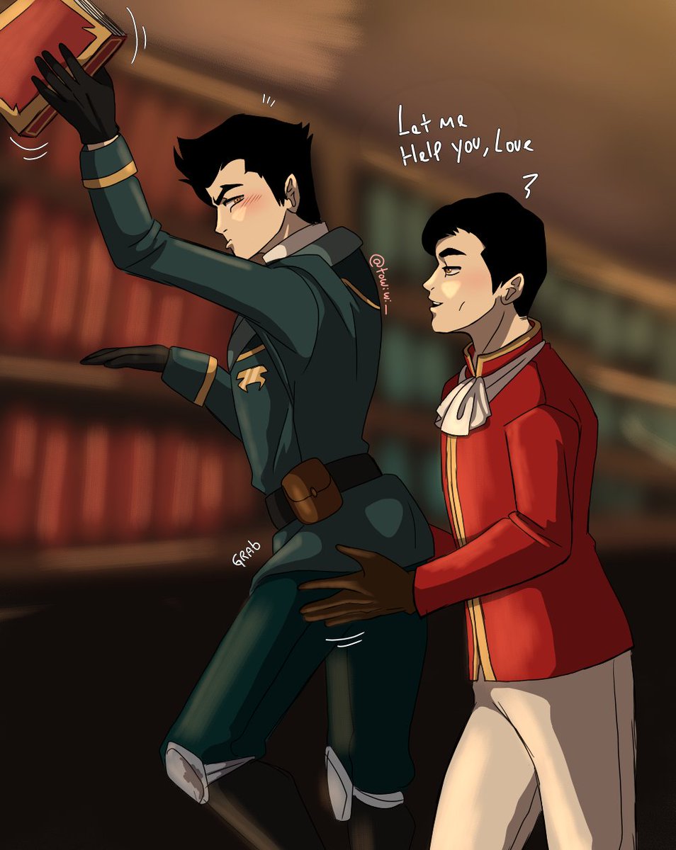 Towiwi_'s tweet photo. I was thinking...
Iroh helping his boyfriend in good faith so that he can reach a book from the shelf 😂
but how could he lift him up? Well, he has a very dangerous pair of hands LOL
#mako #irohii #makroh #makiroh #maroh #tlok https://t.co/3uiE6i62T4