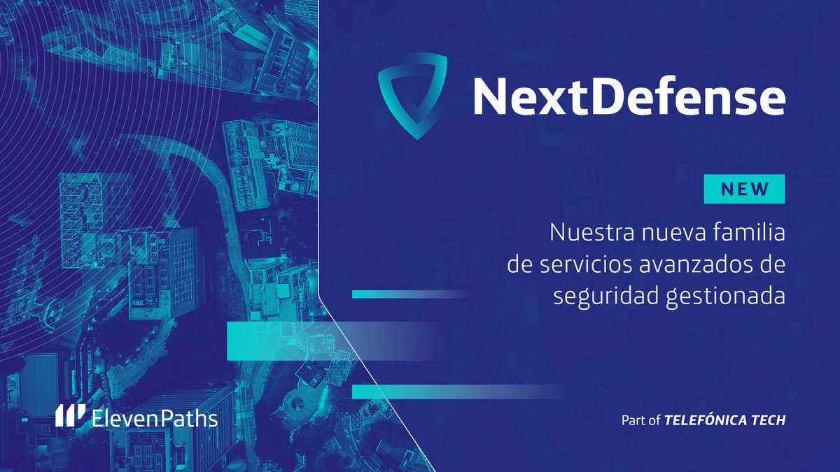 ElevenPaths's tweet photo. ¿Quieres conocer cómo funciona la Inteligencia de Amenazas? Una de las áreas más "de moda" en #ciberseguridad.
Ya disponible para descarga la primera parte de "Navegando por el océano de los proveedores de Inteligencia de Amenazas"➡️ https://t.co/w7LHRh1bnG
#NextDefense https://t.co/y8ZtTaSAnc