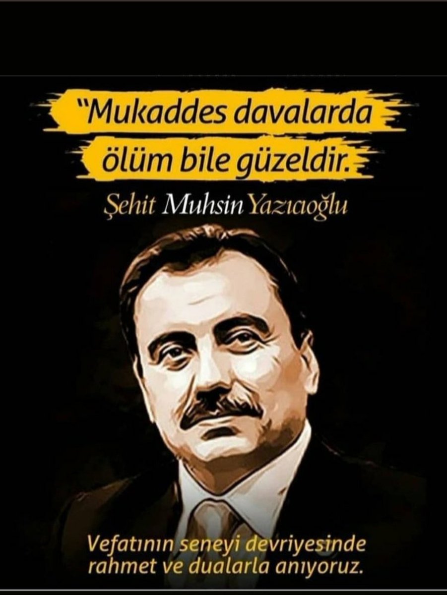 Bir saniyesine bile hakim olamadığınız,  bir hayat için, bir dünya için, bu kadar fırıldak olmanın anlamı yoktur diyor.
Gerçek LİDER gerçek DAVA adamı ömrünü VATAN, BAYRAK ve MİLLET sevdasına adamış dümdüz yaşamış vede GÖNÜLLÜLERDE yaşayan REİS UNUTULMADIN !!#MuhsinYazıcıoğlu