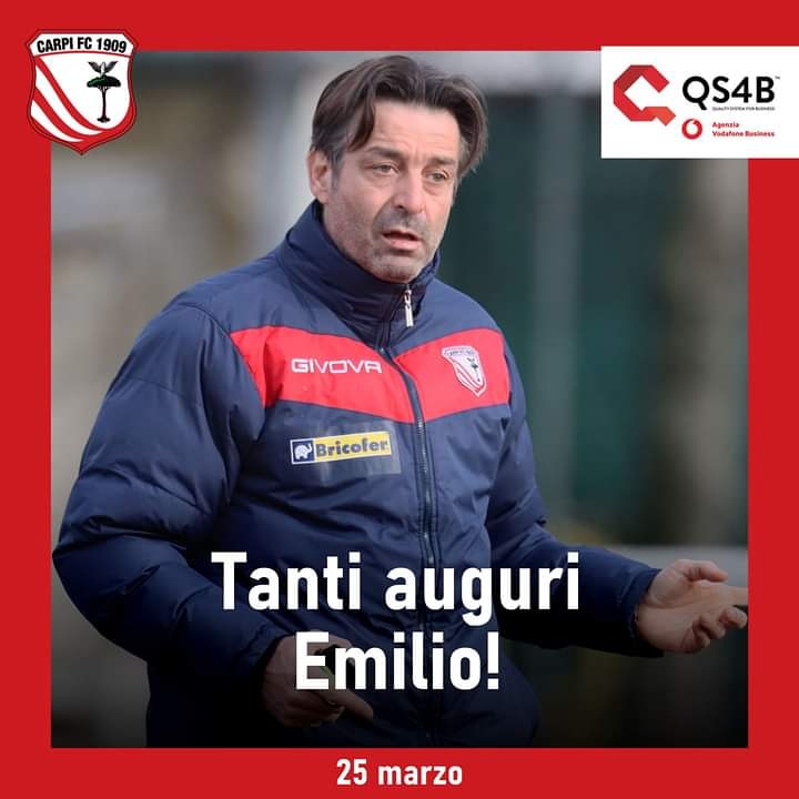 ac_carpi's tweet image. TANTI AUGURI A MISTER EMILIO CORAGGIO, VICE ALLENATORE DEL CARPI FC 1909 ‼️

⚪🔴
#ForzaCarpi #CarpiFc1909 #auguri #Emilio #FieriDeiNostriColori  🇲🇨