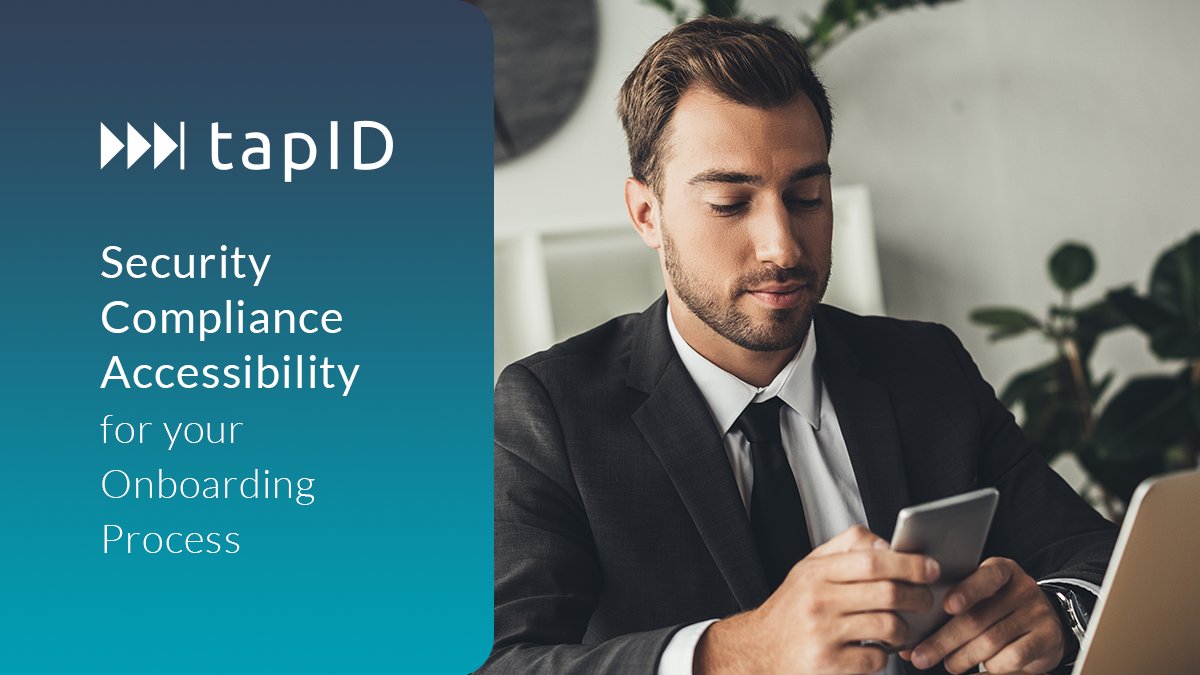 tapID_'s tweet photo. How your #Company can be aligned with the growing #Needs for #Security, #Customization and #Accessibility?

By providing #Customers with with a frictionless, quick and personalized #Onboarding experience. 

Discover tapID #Platform here: https://t.co/Wjlaa4mgBh https://t.co/9yHtSIxkZh