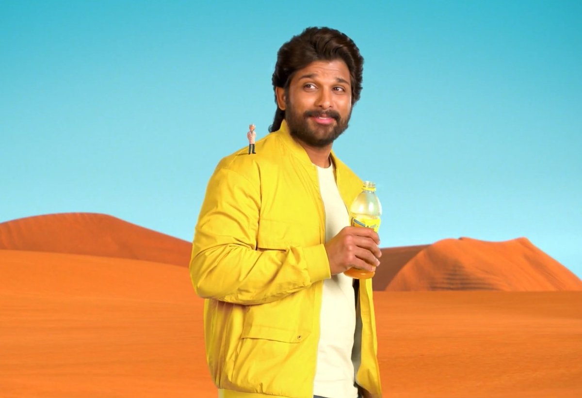 ImBunnyPraneeth's tweet photo. Bunny From Latest #FrootiAd 💛💛💛

#AlluArjun #Pushpa @alluarjun 
#AlluArjunTrendOnMarch27th https://t.co/BG3UFiShQK