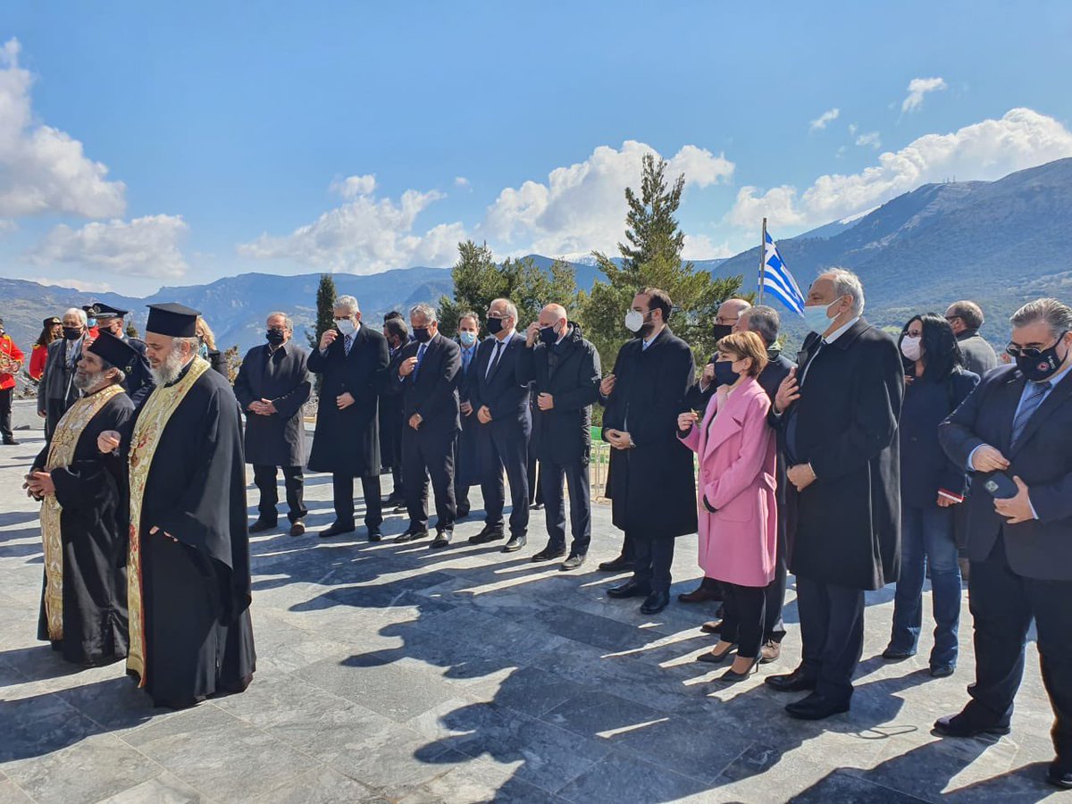 Η σημερινή Επέτειος είναι ημέρα περηφάνειας - εδώ στα Καλάβρυτα, τη γη των Αχαιών, όπου άναψε η σπίθα της Επανάστασης. Περηφάνεια για όλα όσα συμβολίζει ο αγώνας του Ελληνισμού για ελευθερία, ισότητα, αδελφοσύνη.  #200yearsgreekindependence