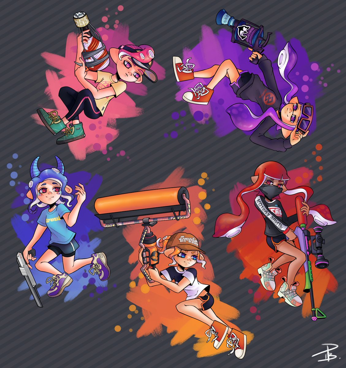 Purbbles_'s tweet photo. Friday For Squids - Squidding Good 🏆
#Splatoon2 #スプラトゥーン2 https://t.co/JH2o0oe5f8