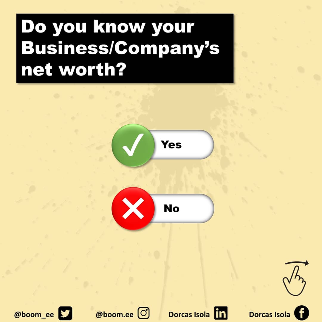 Boom_ee's tweet photo. If you choose to calculate the networth/value of your business right now, what would it be?
Knowing your figures is a good way to compare where your business is coming from to where it is right now.
#SmallBusiness https://t.co/U0N9SEdvBH