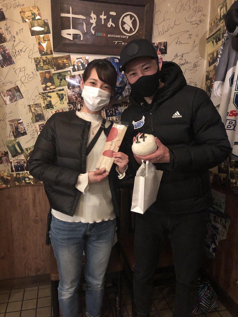 okina_soba's tweet photo. 今シーズン限りで引退を決めた田中豪選手が挨拶に来てくれました。11年間フリーブレイズの中心選手として数々の記録をのこしました。残り２試合目に焼き付けます。セカンドキャリアでの活躍を期待しています。
お疲れ様でした。沢山の感動をありがとう！
#東北フリーブレイズ　#田中豪 https://t.co/D0urimMy9w