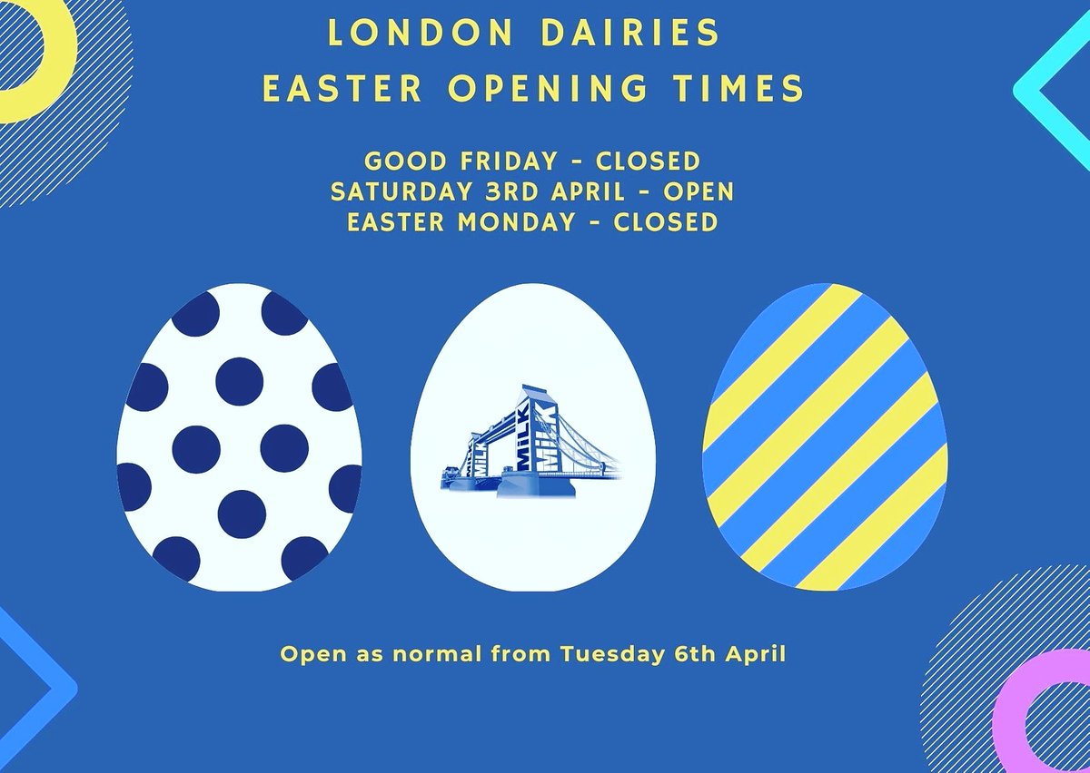 It's nearly Easter!! Here are our opening times-orders for Saturday and Tuesday can be left on our voicemail or emailed.
I'm off to snaffle a sneaky Easter egg! 😁🐇🐣🐇🐣🐇🐣🐇🐣🐇🐣🐇🐣😁