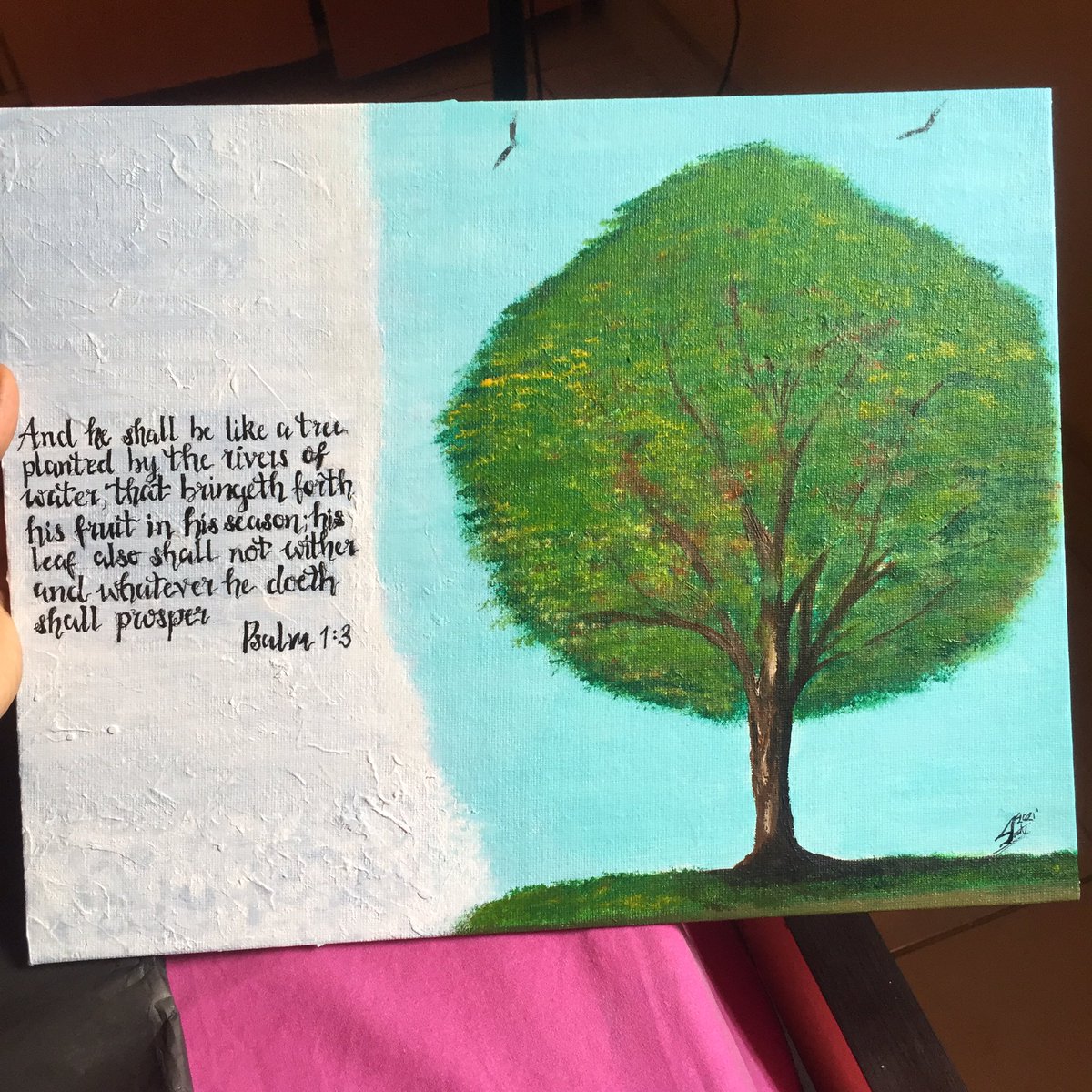 Osemesart's tweet photo. My latest art collection is now up on my Etsy  in digital format. It features verses from the Psalms, with handwritten calligraphy. 
Link- https://t.co/ObxkHiLjKx. 
Buy Originals here- https://t.co/gXphLLhU02 https://t.co/1n6Zufx352