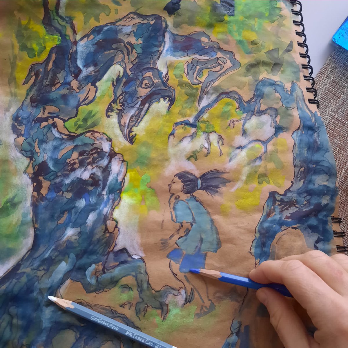 ActiveBaseArt's tweet photo. Greek adventures! 🇬🇷 #annamain #adventure #art #artist #artoftheday #corfu #greekmyths #illustration #sketch_daily #sketchbook https://t.co/MdYE5fj5mI