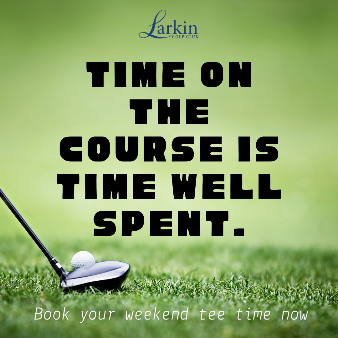 gc_larkin's tweet photo. A bad day of golf still beats a good day of chores! ⛳
Book your weekend tee time now! 
➡️ https://t.co/aI3j80hL14

 #LarkinGolfClub https://t.co/bOIqiIJAwc