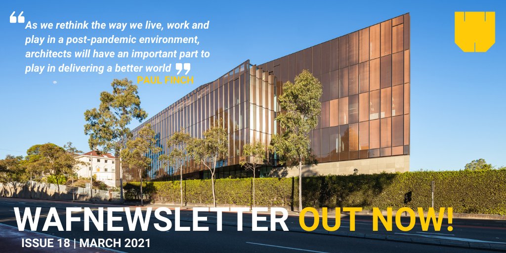 worldarchfest's tweet photo. Jeremy Melvin returns to the theme of criticism, Paul Hyett follows an extraordinary design journey, Paul Finch looks at the role architects will have to play in delivering a better post-pandemic world & more in the 18th issue of the #WAFNewsletter!
https://t.co/kVIMEO6VTe https://t.co/Ha2AcGEXbX