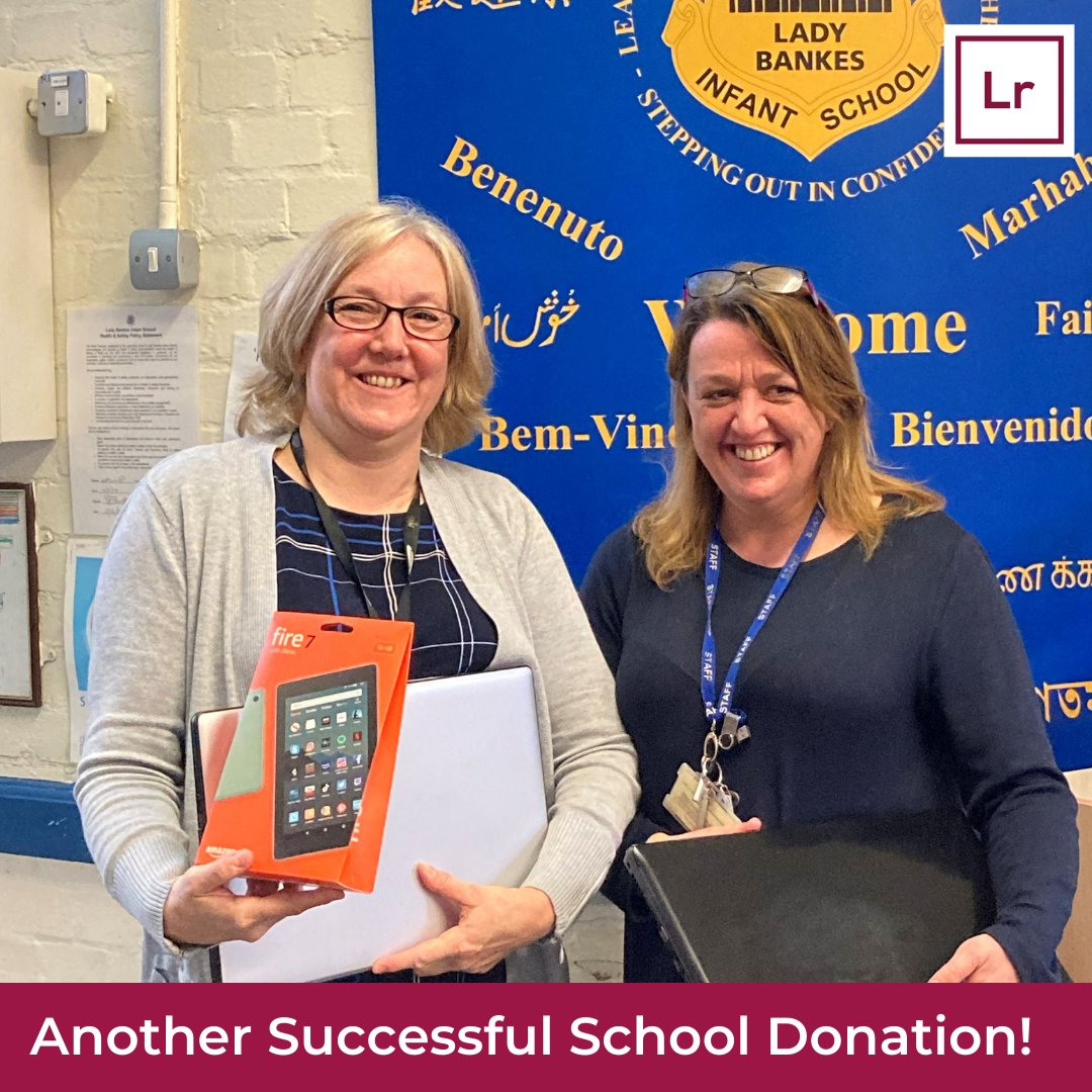 lawrencerandea's tweet photo. Thank you for another kind donation of laptops from our local community! Lawrence Rand have also donated a brand new kids kindle fire to Lady Bankes School!
If you would like to donate, please email laura.butler@lawrence-rand.co.uk
#schooldonation #ruislipschool #ruislipmums https://t.co/PilNUwwXZy