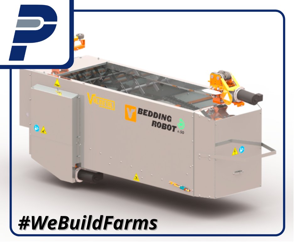 PennerFarm's tweet photo. The ValMetal Robotic Bedding Spreader efficiently spreads bedding over the stalls without bothering the animals.  
Contact us for further product information and how we can help your farm become more efficient and productive.
#WeBuildFarms #PennerFarmServices https://t.co/2Mkryae7vl