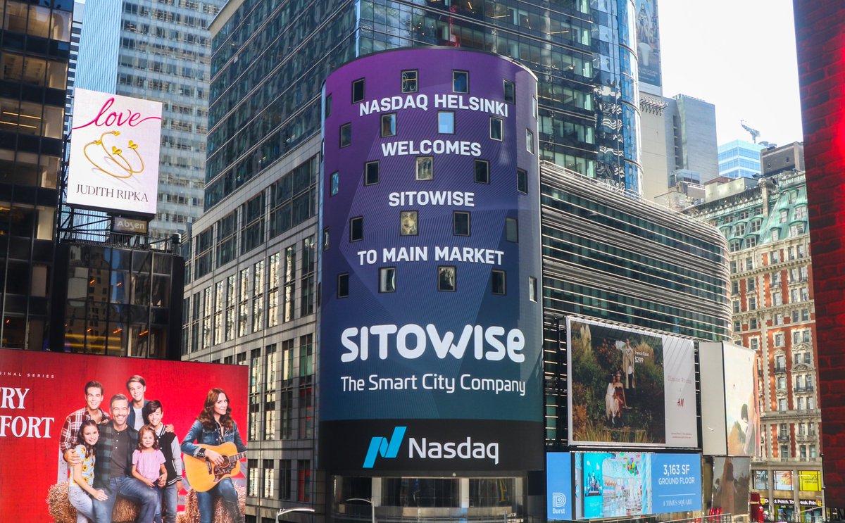 The trading in Sitowise Group Plc shares (short name: SITOWS) commenced today at Nasdaq Helsinki. Sitowise is a Nordic expert in the built environment that offers sustainable design and consulting services. Welcome! @sitowisegroup #IPO <a href="/Nasdaq/">Nasdaq</a>