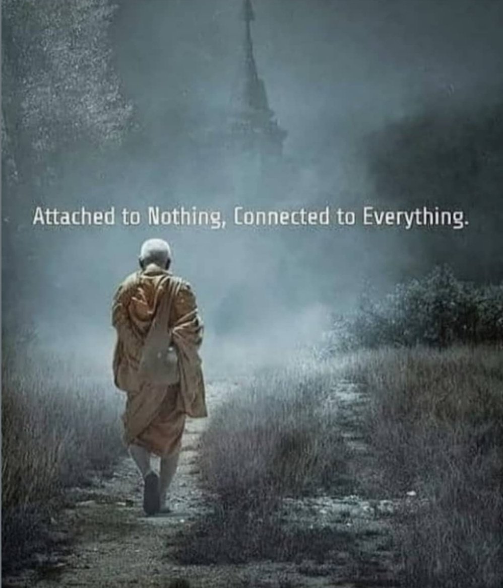 Bursal's tweet photo. Attached to Nothing, Connected to Everything (!) https://t.co/gmsRrZgwk1