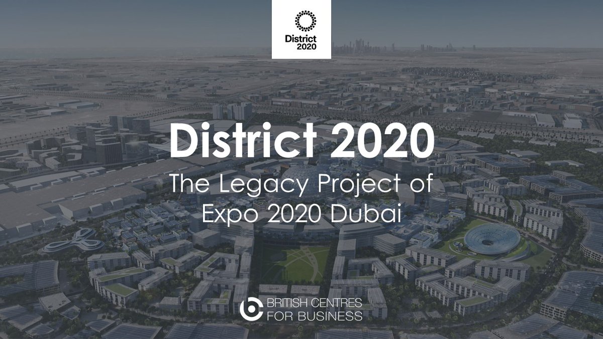 With @expo2020dubai set to open its doors to a post-vaccinated world from 1st Oct 2021 until 31st Mar 2022, find out how #Dubai’s new city of the future (District 2020) will support a global #innovation #ecosystem &amp; its offer to #UK #tech firms - bcbuae.com/2021/02/22/exp…