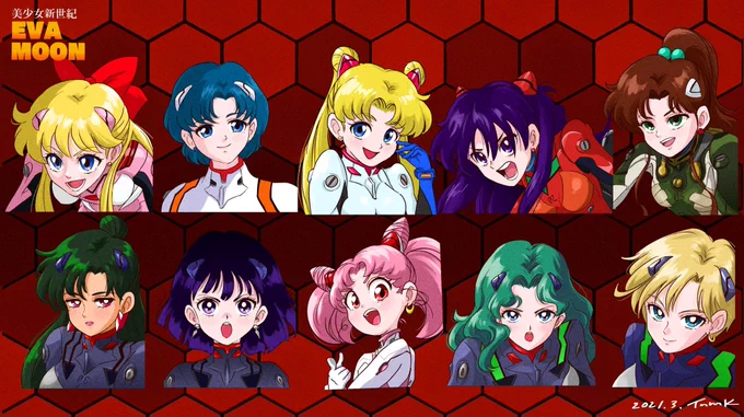 美少女新世紀 エヴァムーン?
まとめ

#セーラームーン 
#sailormoon 
#エヴァンゲリオン 
#evangelion 