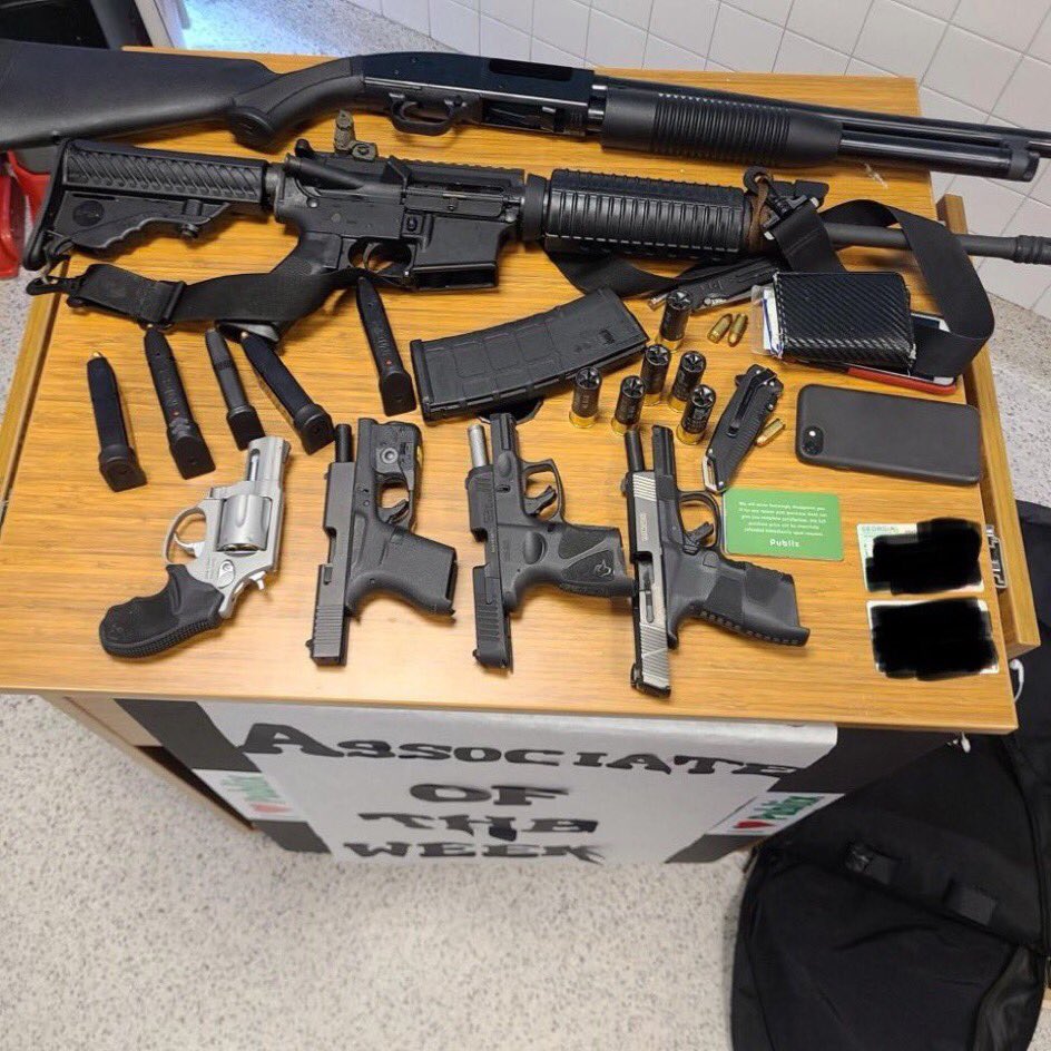 GAFollowers's tweet image. 22 y/o Rico Marley was arrested and charged with reckless conduct. APD says he had 6 guns and was wearing body armor. They apprehended him coming out of the bathroom at the Atlantic Station Publix Wed. afternoon and Grady EMS did a mental evaluation on scene. No one was harmed.
