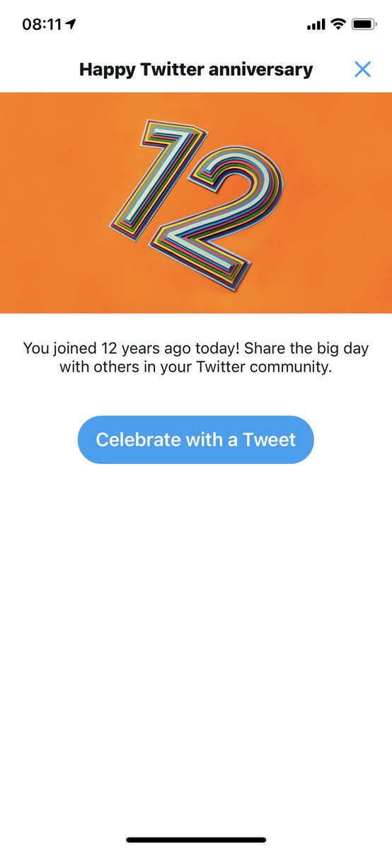 I’ve come a long way from tweeting only at hockey players and lady Gaga to just occasionally coming here to scream into the void. To another 12!