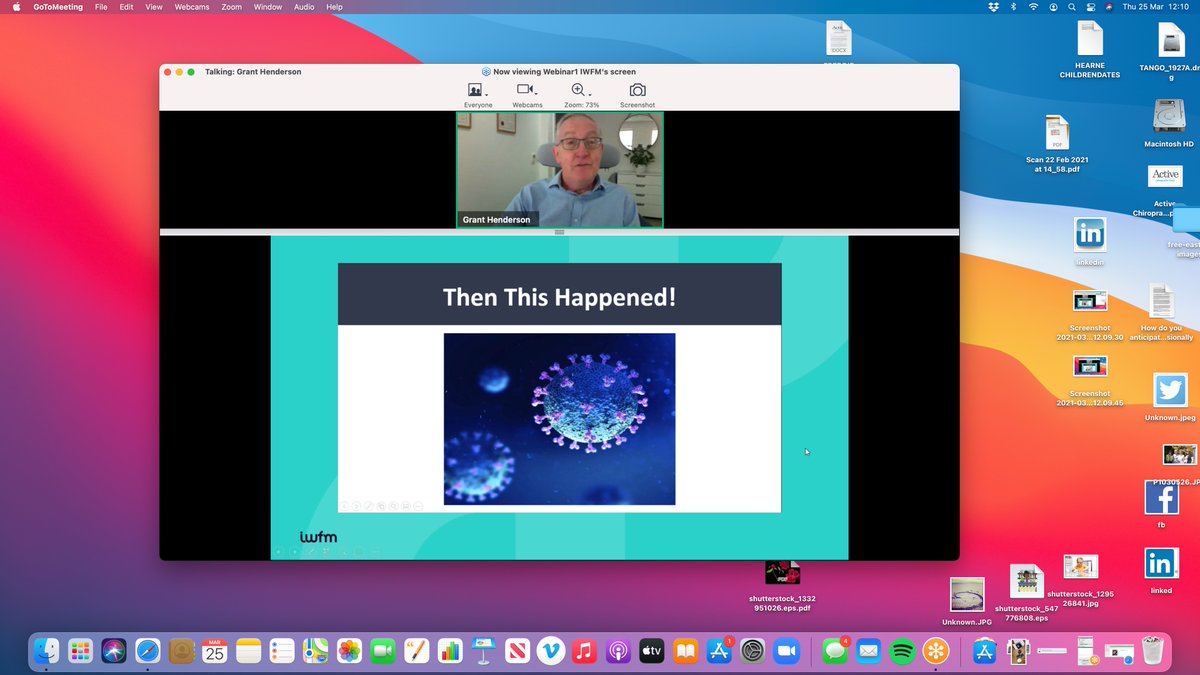 March 2020... just as we were all sitting happily with our  well adjusted ergonomic chairs and desks we were told to work from home immediately.