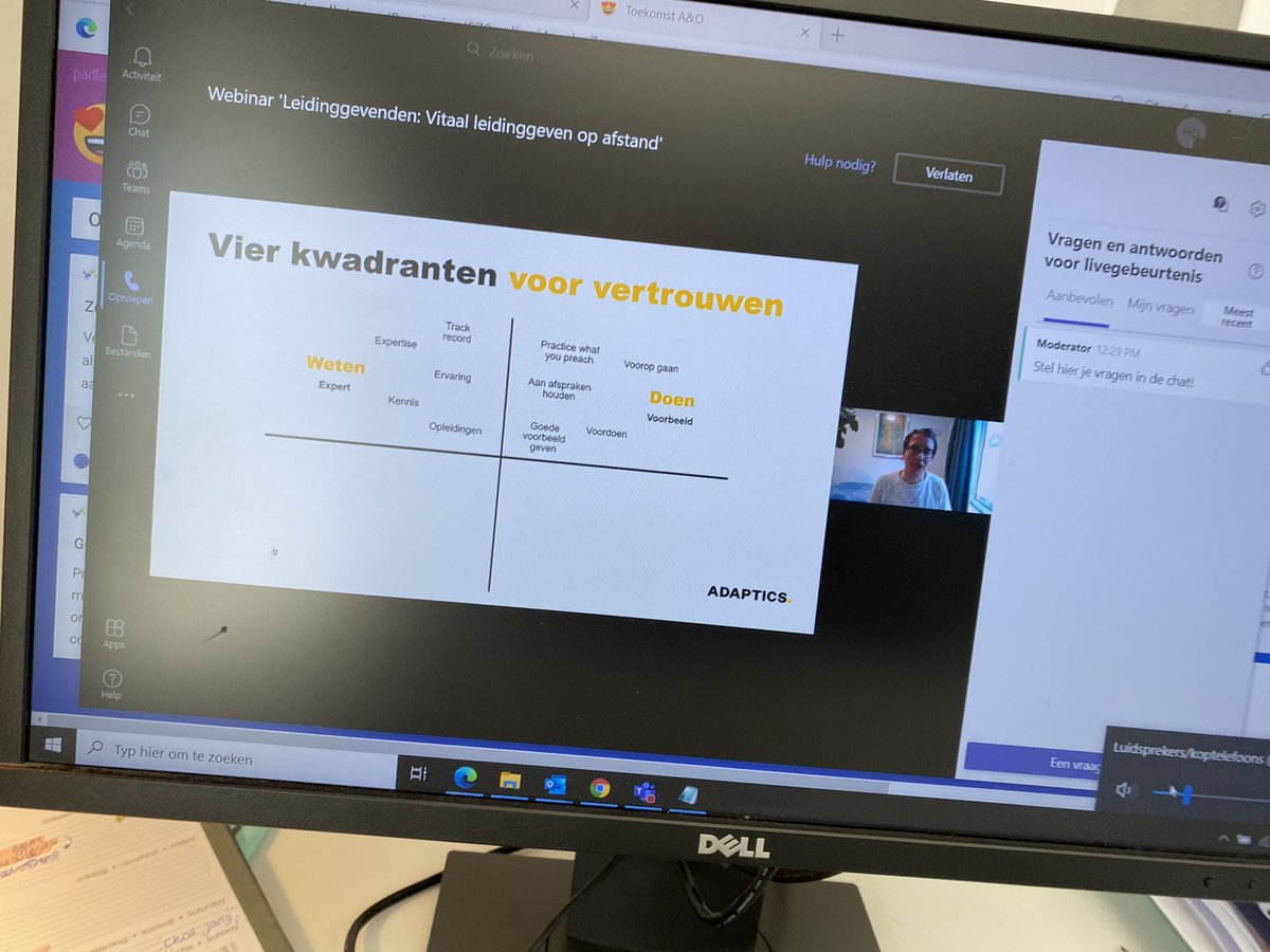 Handige tips in webinar Vitaal leidinggeven op afstand. Op 8 april nog 1 webinar te gaan voor leidinggevenden binnen de provinciale sector: Young professionals en betekenisvol werk. Je kunt je nog aanmelden! aenoprovincies.nl/tijd-en-plaats…